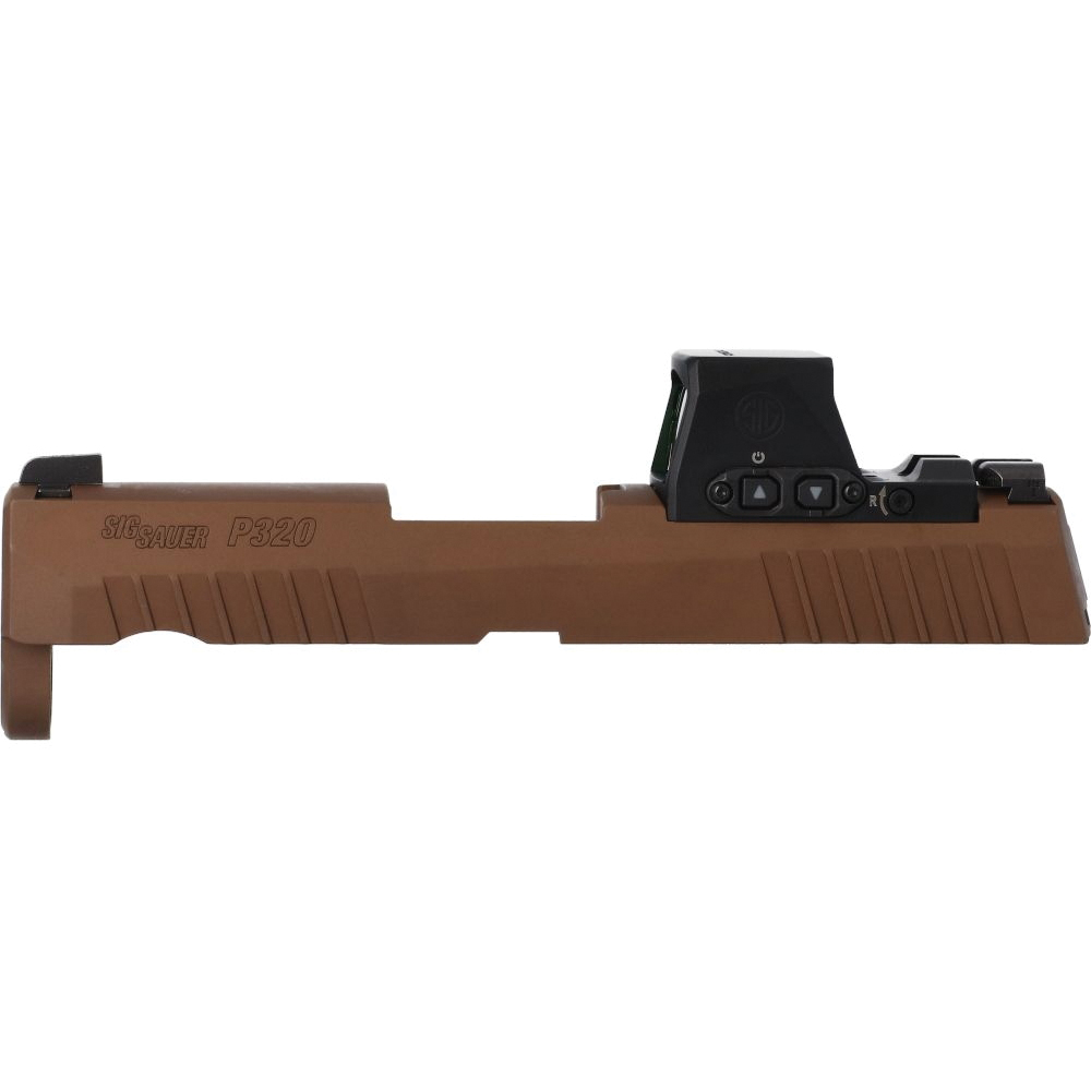 Sig Sauer Optic Ready Slide Assembly Fits P320 Sub-Compact, Coyote Brown - Versatile and Strong - 8901567