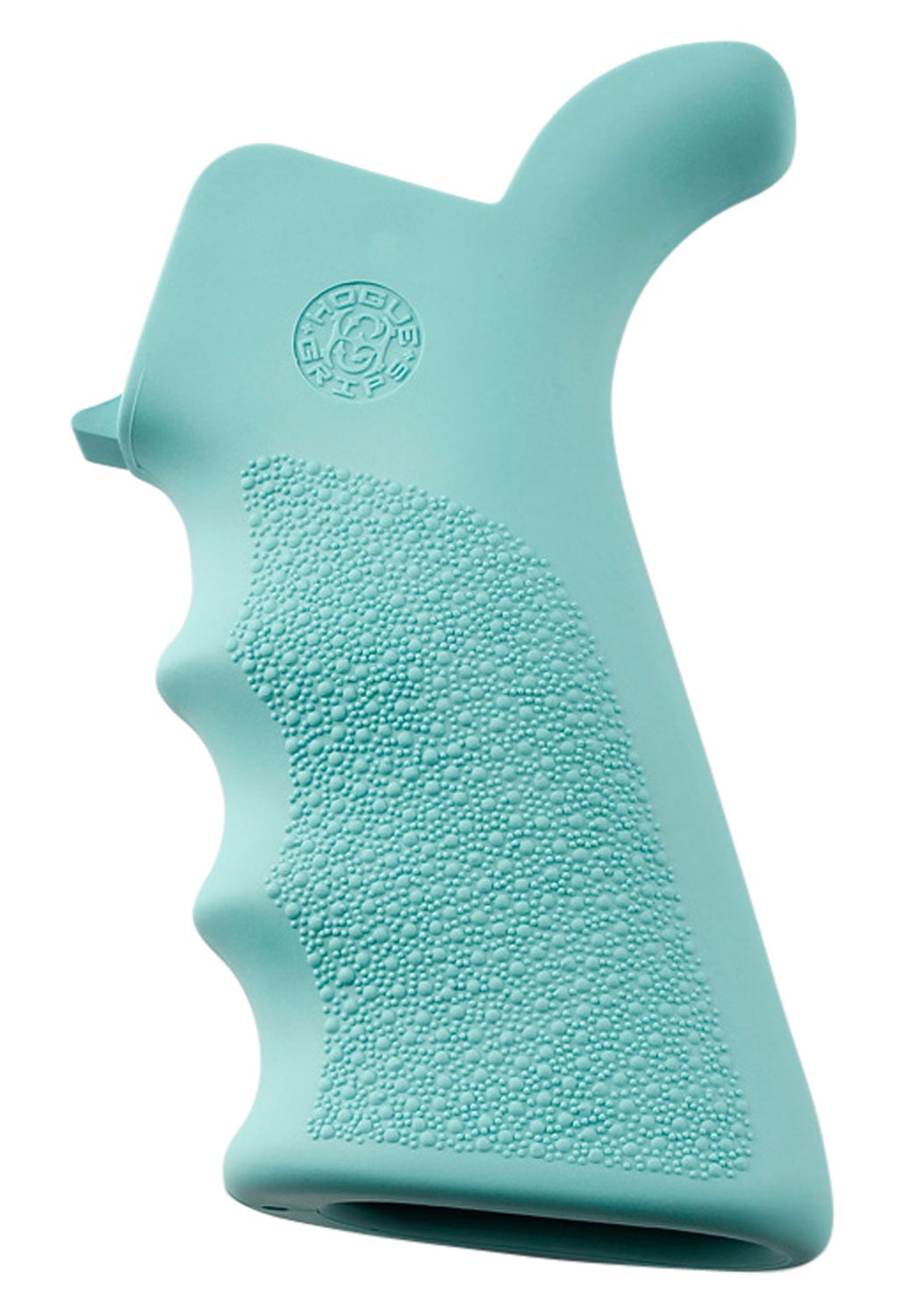 Hogue Beavertail Grip w/ Finger Grooves for AR-15/M-16 Rifles, Aqua - 13024