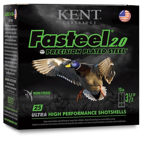 Kent Fasteel 2.0 Steel Shotshells 12 Ga 3" 25/BX