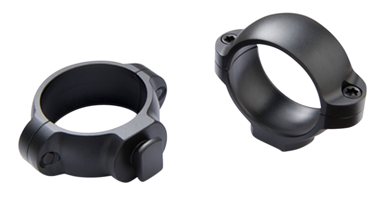 Burris Signature 1" Medium Steel 2-Piece Universal Dovetail Scope Ring, Matte Black - 420501