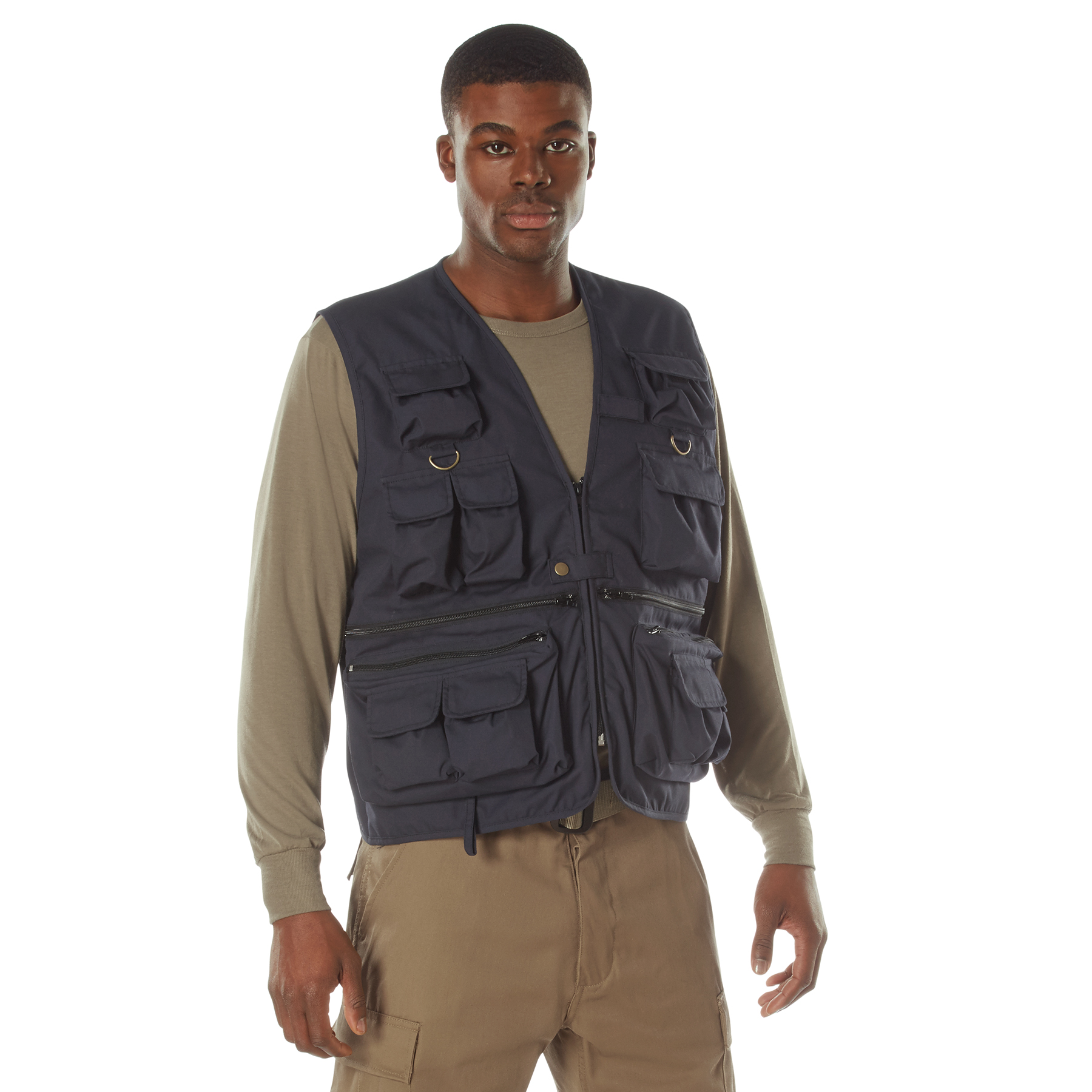Rothco Uncle Milty Travel Vest - Midnight Navy Blue, Medium