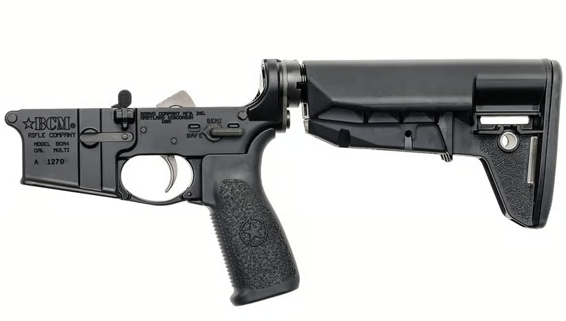 Bravo Company BCM AR-15 Complete Lower - MK2RMS-M1T0 & MOD-2-SOPMOD, Black