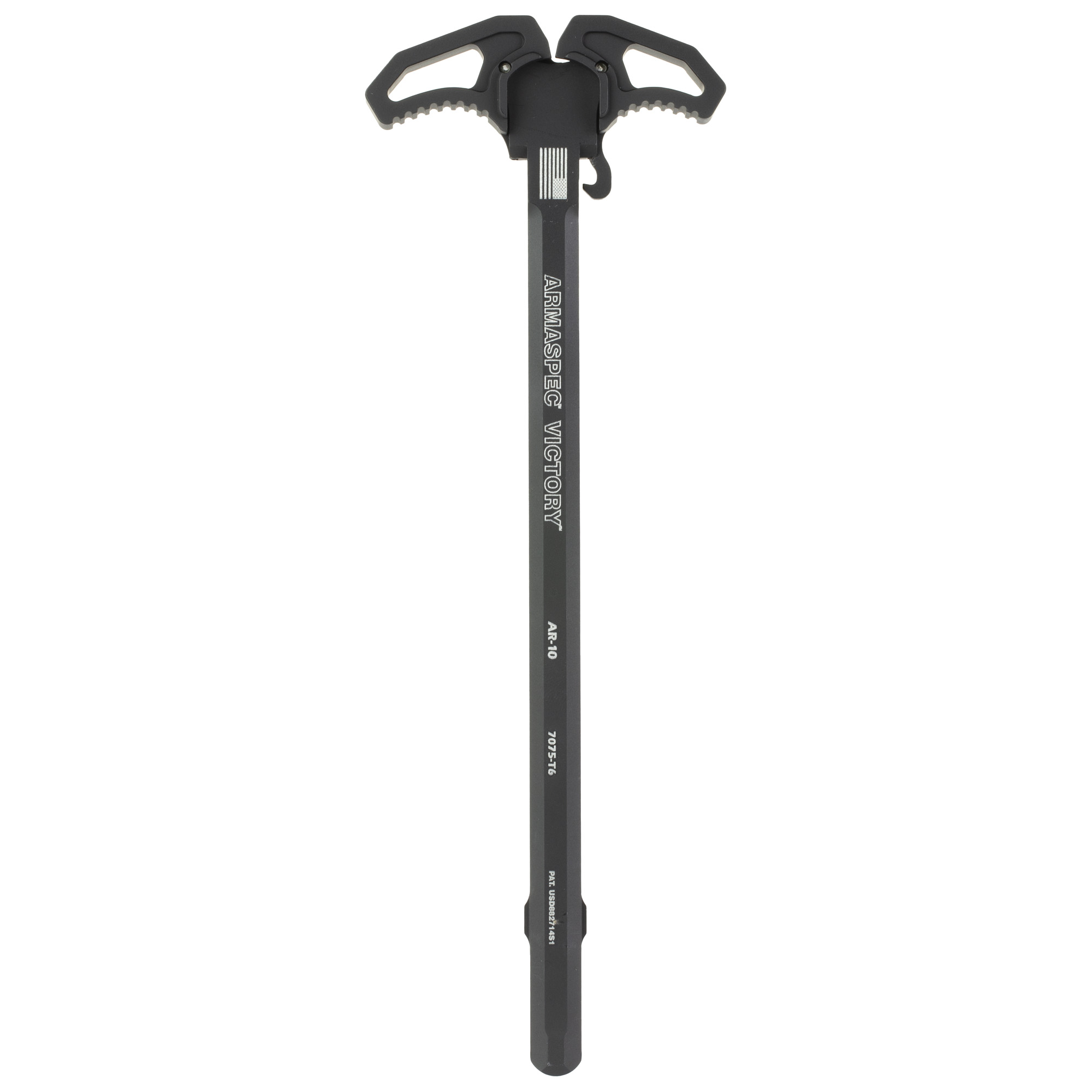 Armaspec Victory, AR-10 Charging Handle, Ambidextrous, Black
