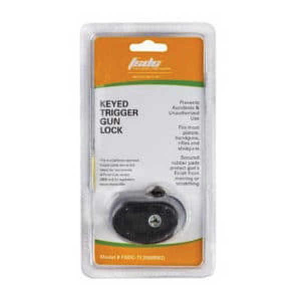 Firearm Safety Devices Keyed Different Trigger Gun Lock for Pistols, Handguns, Rifles and Shotguns, Black - TL3050RKD