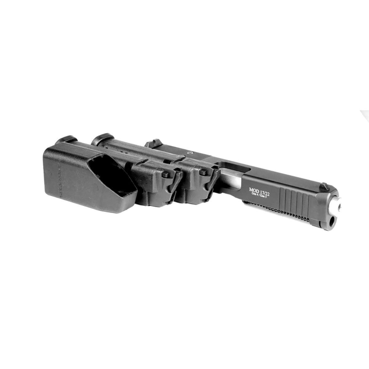 Advantage Arms Mod CA Conversion Kit .22LR Fits Glock Gen 5 G17/Glock Gen 5 G22, Black