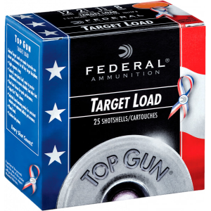 Federal TGL12US8 Top Gun Special Edition Red, White & Blue 12GA 2.75\" 1 1/8oz #8 Shot - 25sh Box