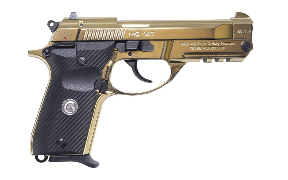 EAA Corp MC14T Tip-Up .380 ACP Pistol 13+1 Gold