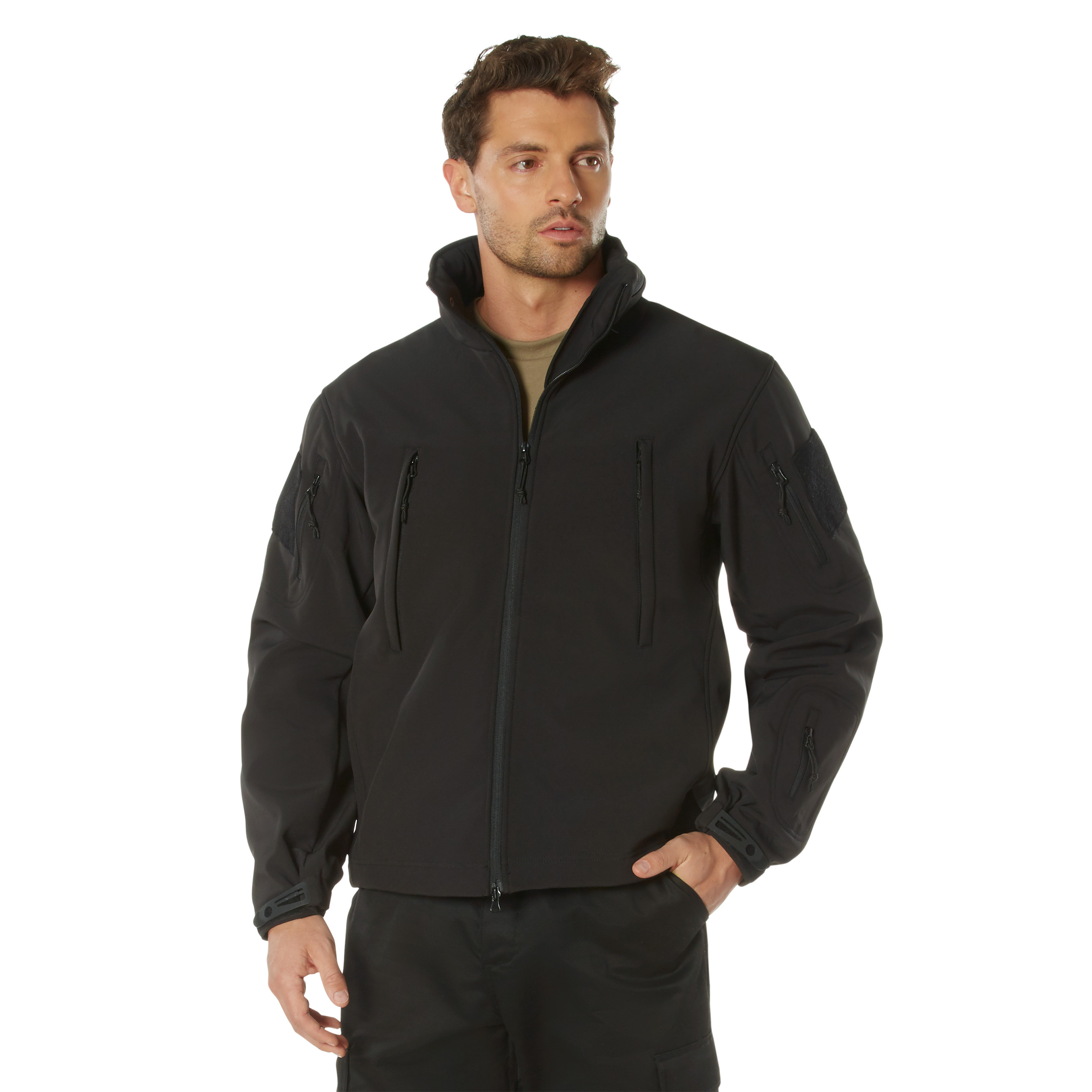 Rothco Concealed Carry Soft Shell Jacket - Black, X-Large