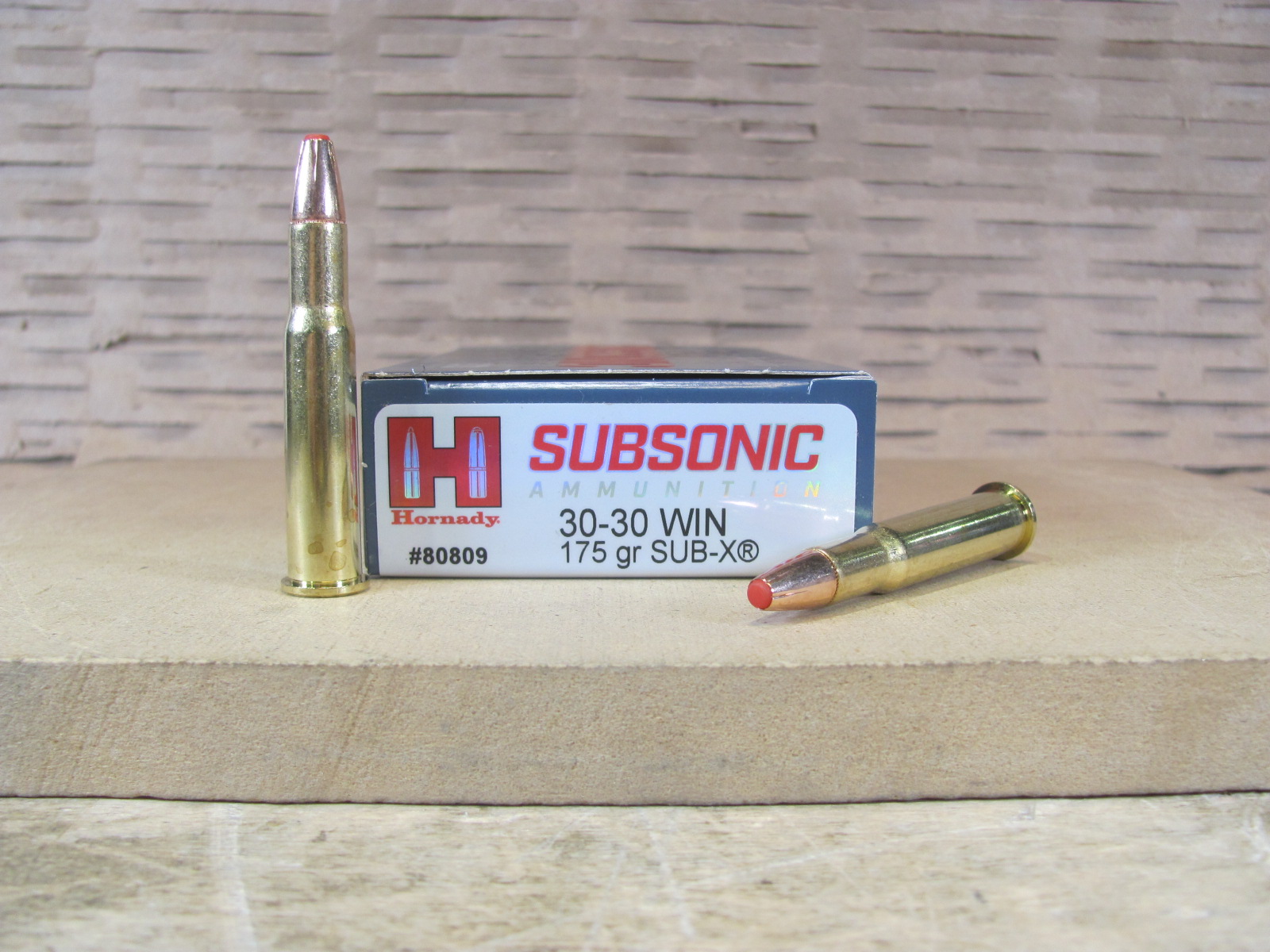 200 Round Case – 30-30 Win 175 Grain SUB-X Hornady Subsonic Ammo – 80809
