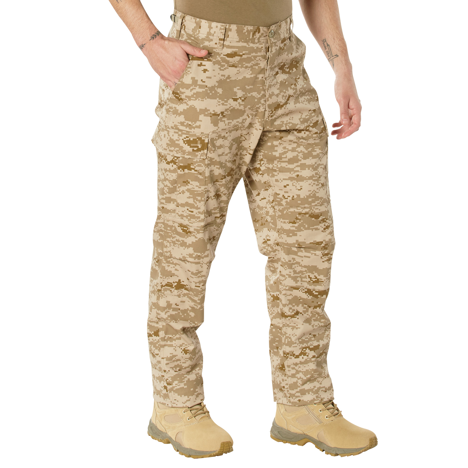 Rothco Digital Camo Tactical Bdu Pants - Desert Digital Camo, Large