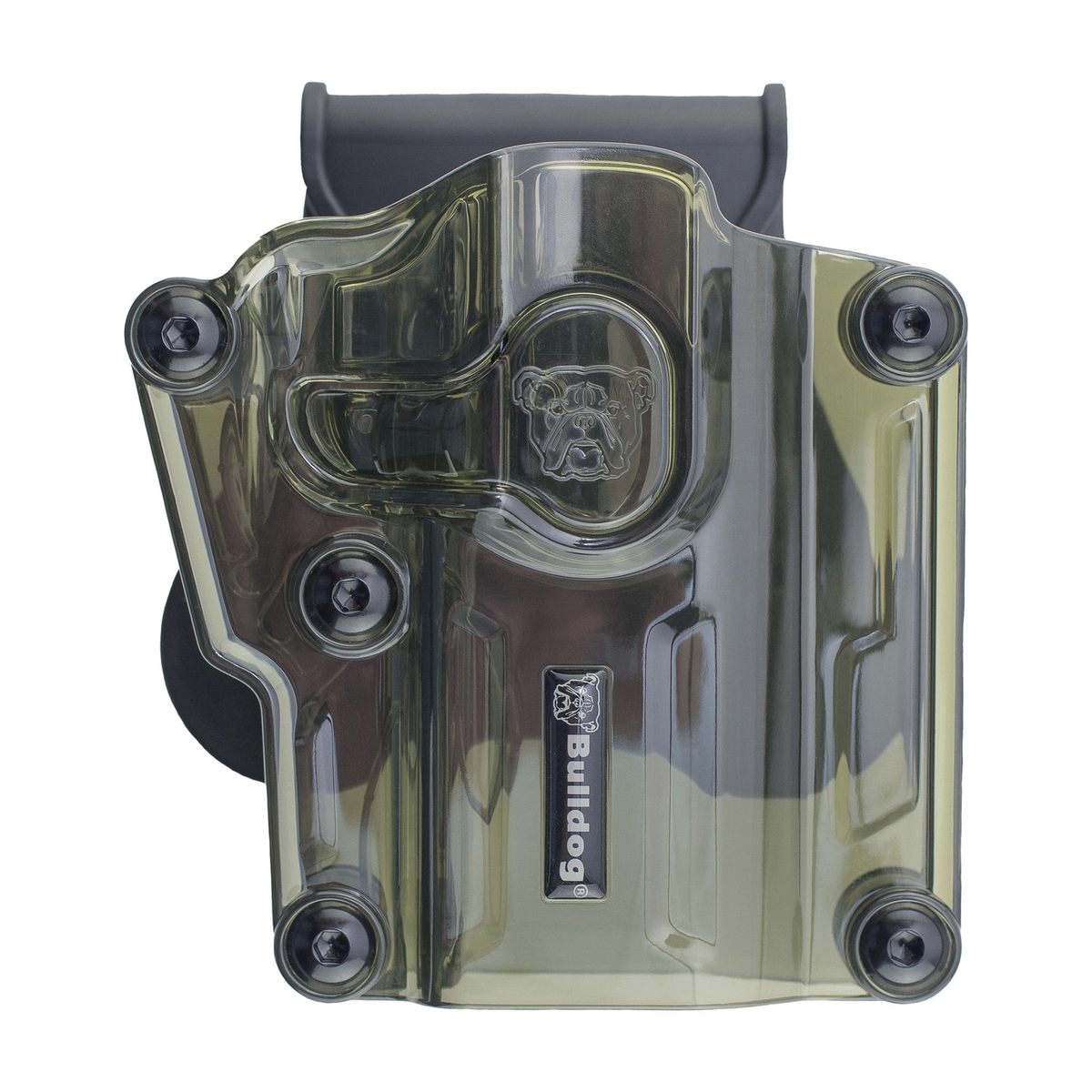Bulldog Cases Max Multi-Fit OWB Holster RH Polymer Green - Durable and Adaptable for Various Guns - MX-004