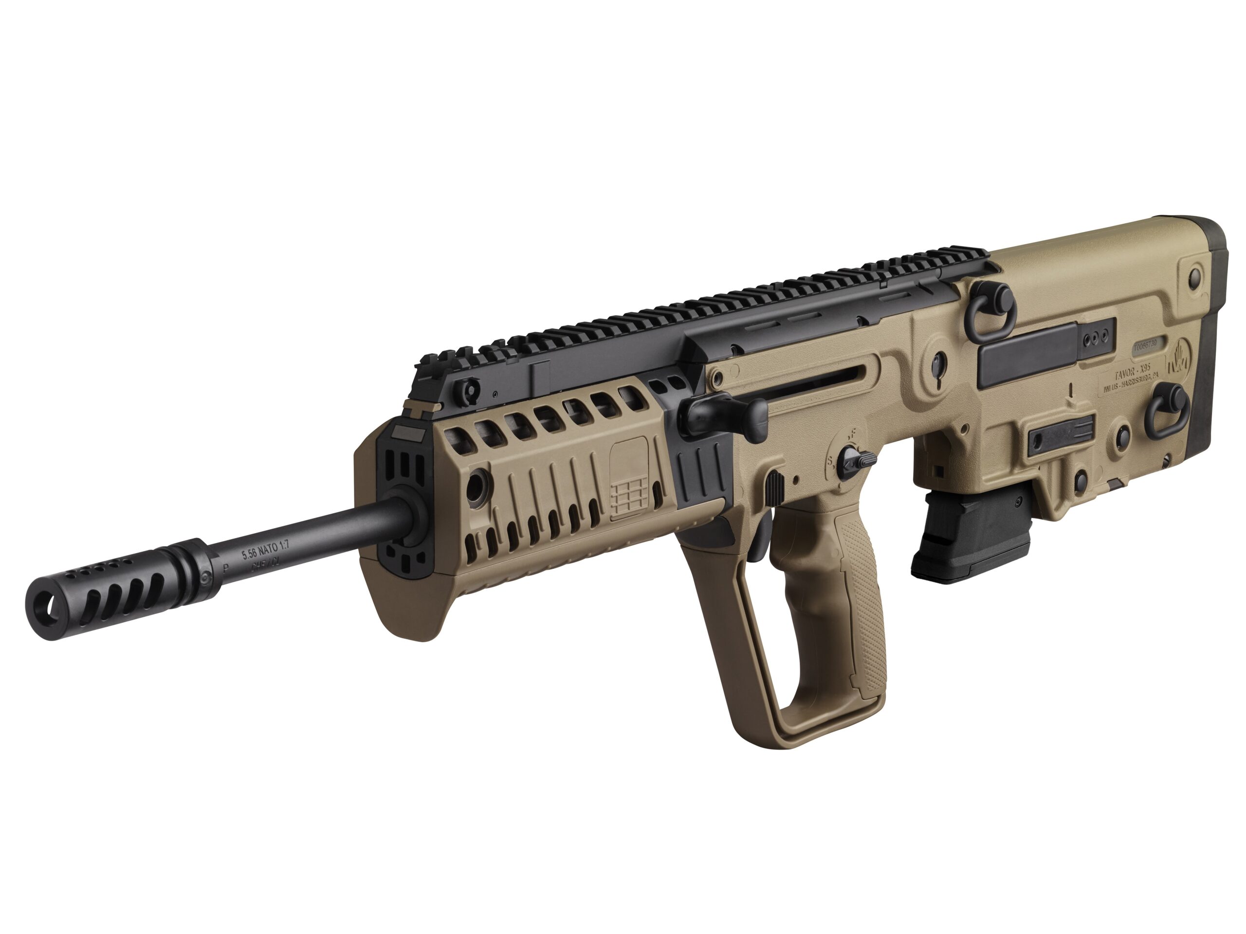 IWI X95 Tavor Bullpup Rifle 5.56 18.5" FDE 10RD