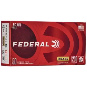 Federal WM5233 Champion  45 ACP 230 gr Full Metal Jacket (FMJ) 50 Bx/ 20 Cs