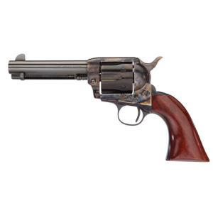 Taylor's And Company TAYLORS AND COMPANY The Gunfighter 45 LC 4.75" 6rd Revolver - Case Hardened / Walnut