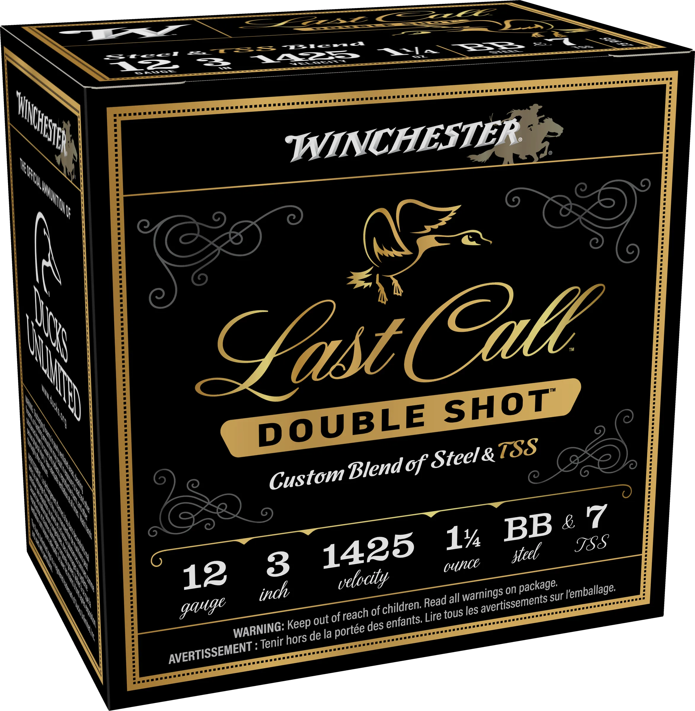 Winchester Last Call Double Shot 12 Gauge 3" 1 1/4 oz BBSteel/7TSS (Box)