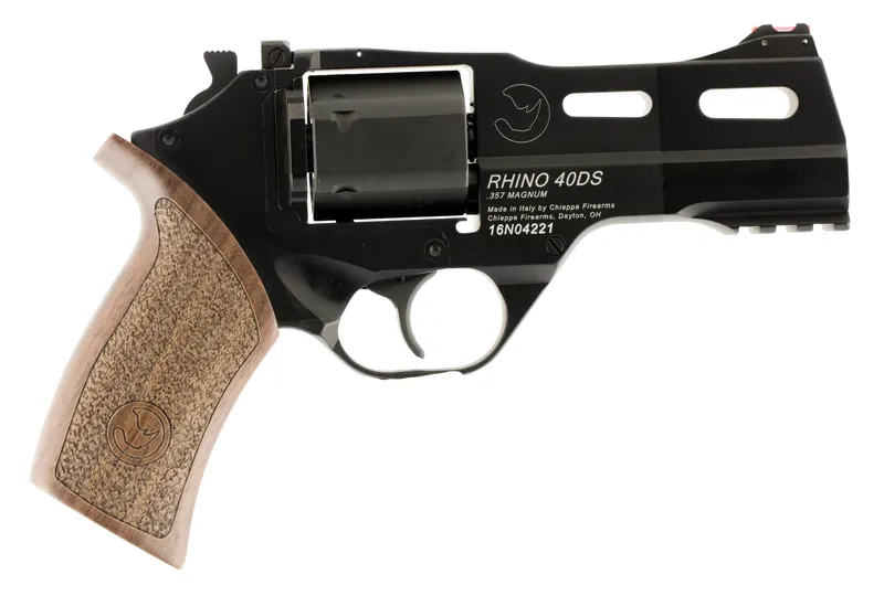 Chiappa Rhino 40DS 357 Mag 4 6 Round Revolver (Walnut/Black Finish)