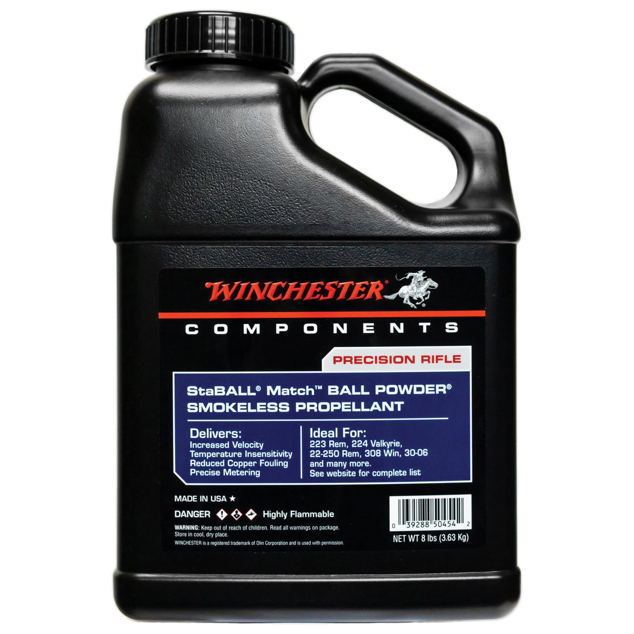 Winchester StaBALL Match 8 lb Rifle Powder - STABALLMATCH8