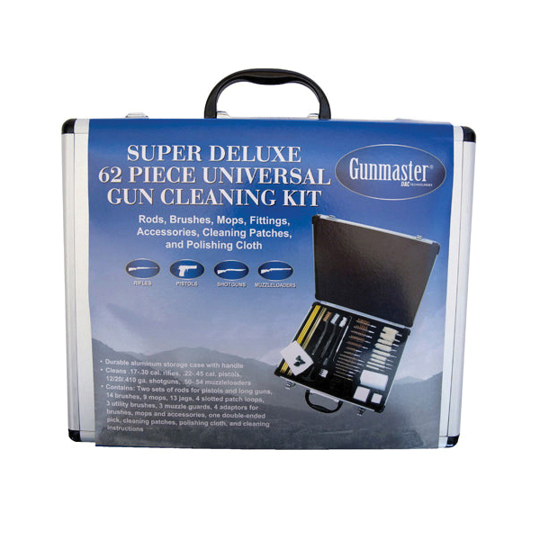 Dactec Gunmaster 62-Piece Super Deluxe Universal Gun Cleaning Kit - 38296