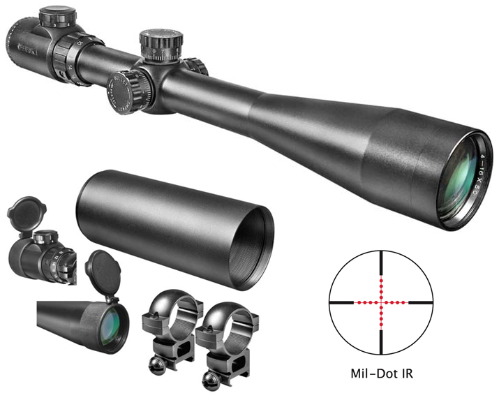 Barska SWAT Rifle Scope 6-24x44mm