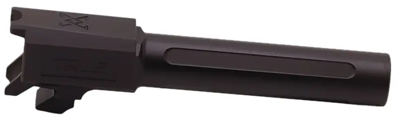 True Precision Inc TPSHCPBXBL Springfield 9mm Luger 3.70" Fluted Black Nitride Stainless Steel, Fits Springfield Hellcat Pro