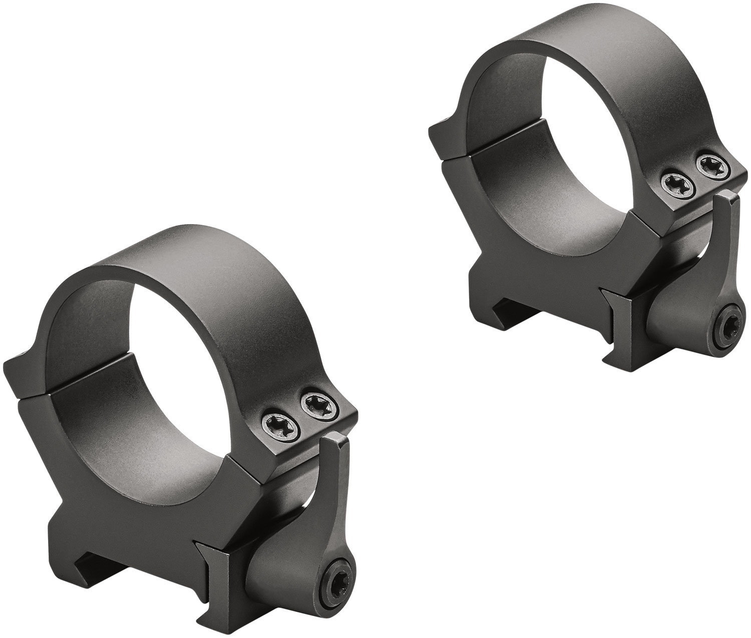 Leupold QRW2 30mm Medium Steel Scope Ring Mounts, Matte Black - 174076