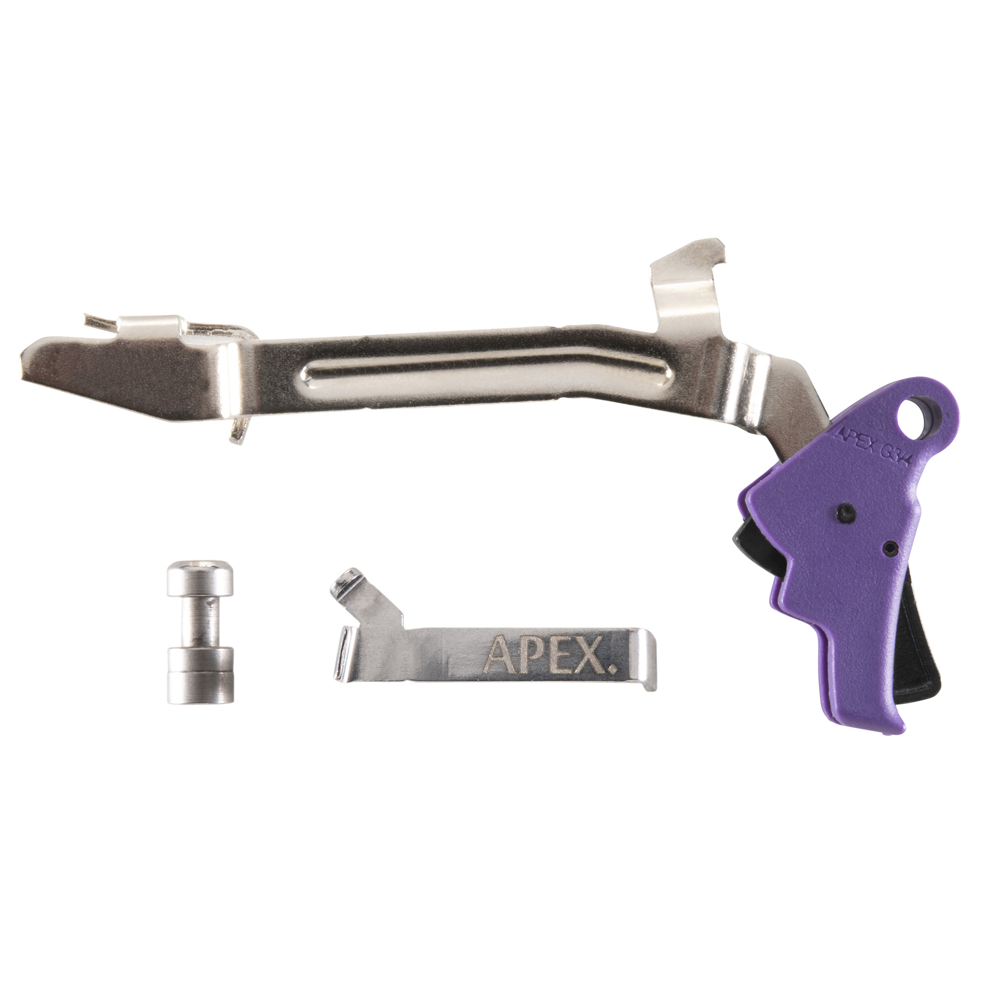 Apex Tactical Action Enhancement Trigger Kit for Glock 3/4, Purple - 102P165