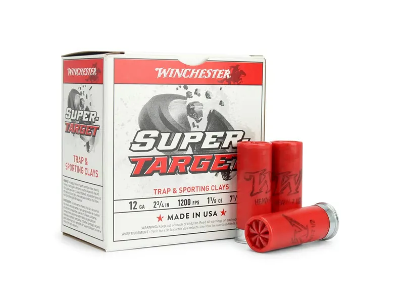 Winchester Super Target 12 Ga 2.75 1-1/8 oz 7.5 Shot (25 Rounds)