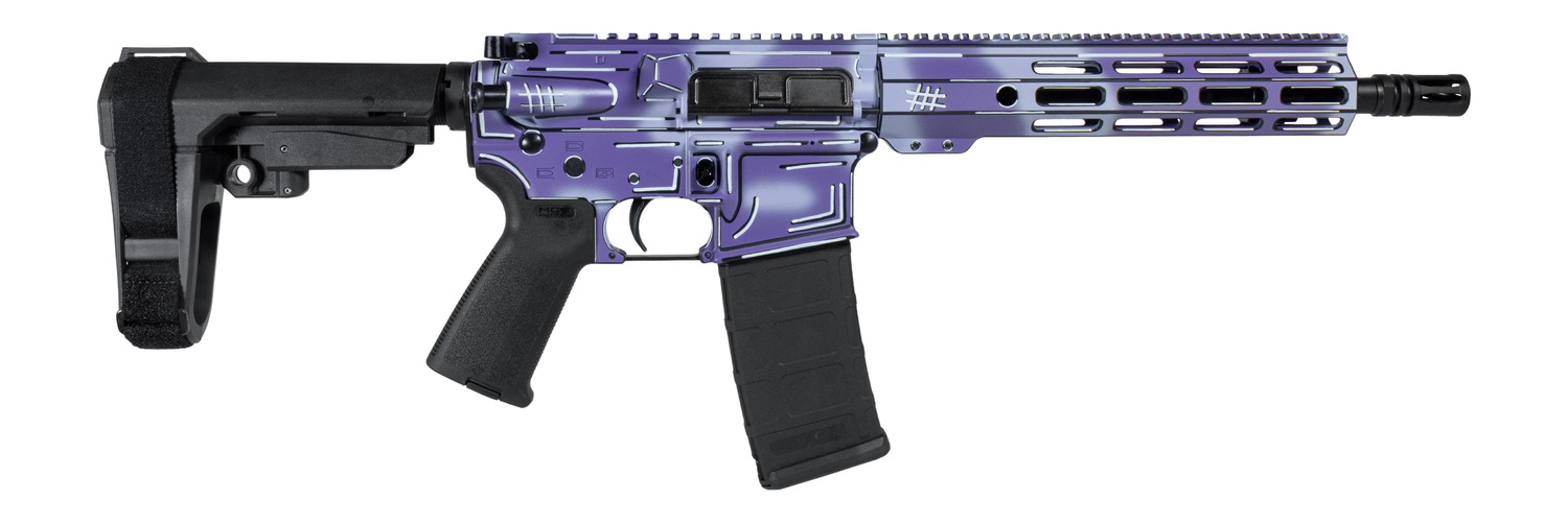 Shark Coast Tactical Anime-15 Purple 5.56 NATO AR Pistol