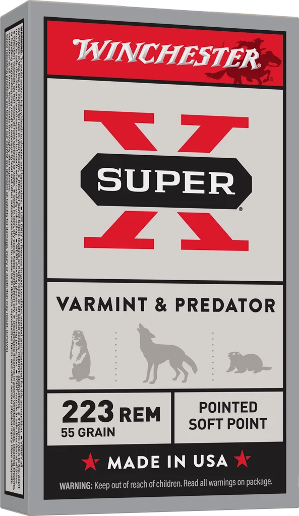 WINCHESTER SUPER X 223REM 55G JHP 20RD BX 200RD CASE