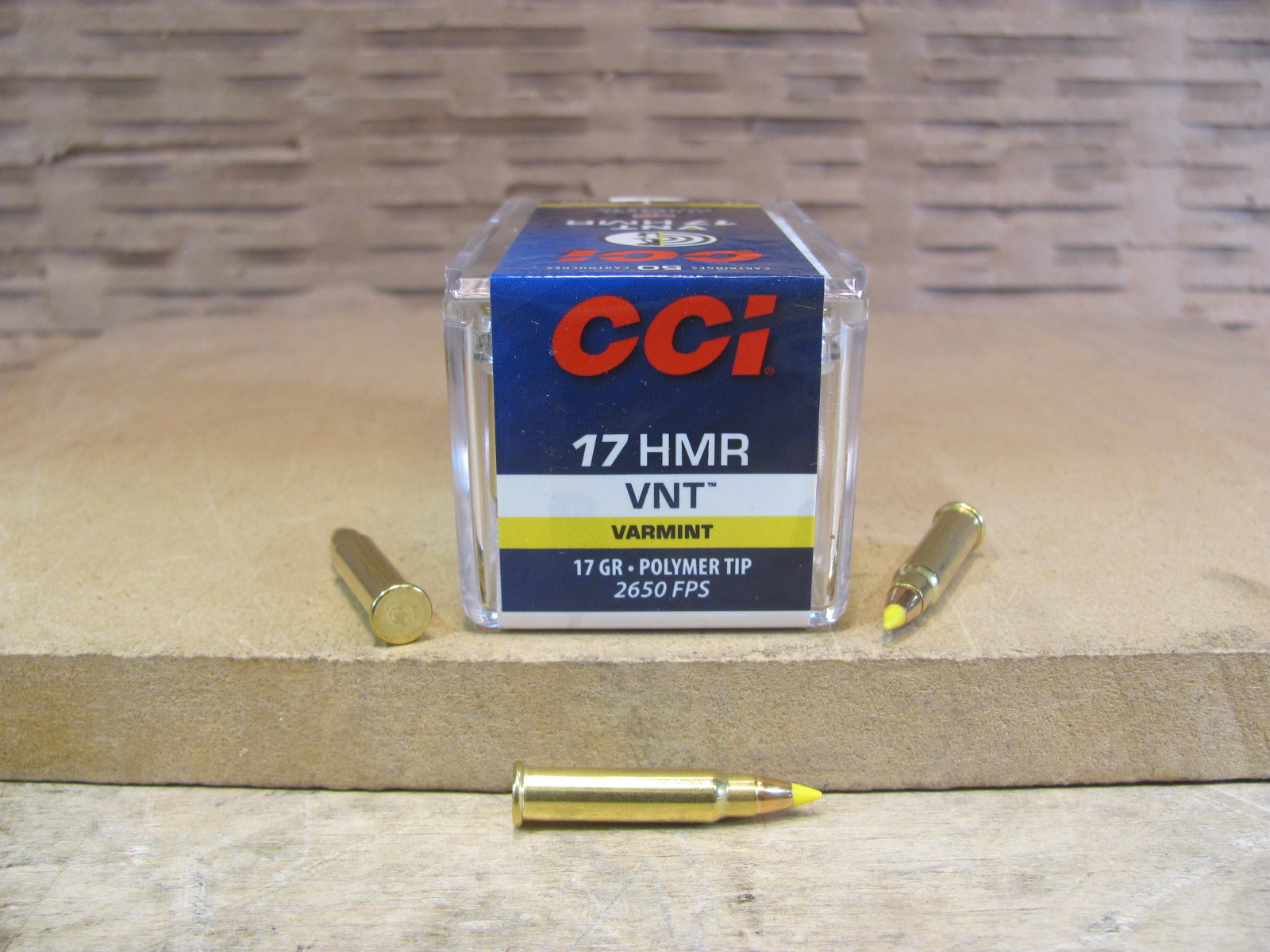 500 Round Brick – 17 HMR VNT CCI 17 Grain Polymer Tip Target Varmint Ammo – 959CC