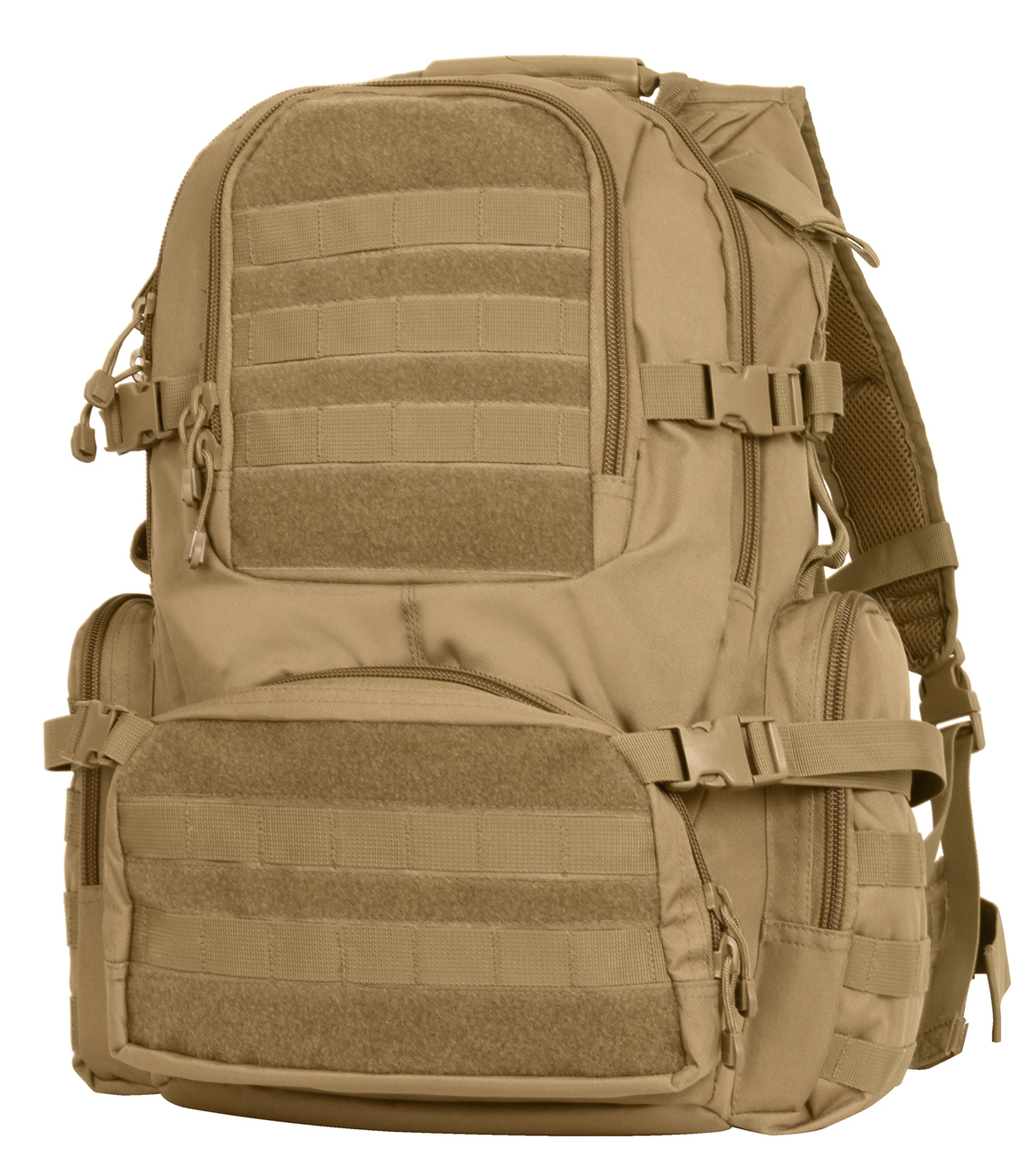 Rothco Multi-Chamber Molle Assault Pack - Coyote Brown