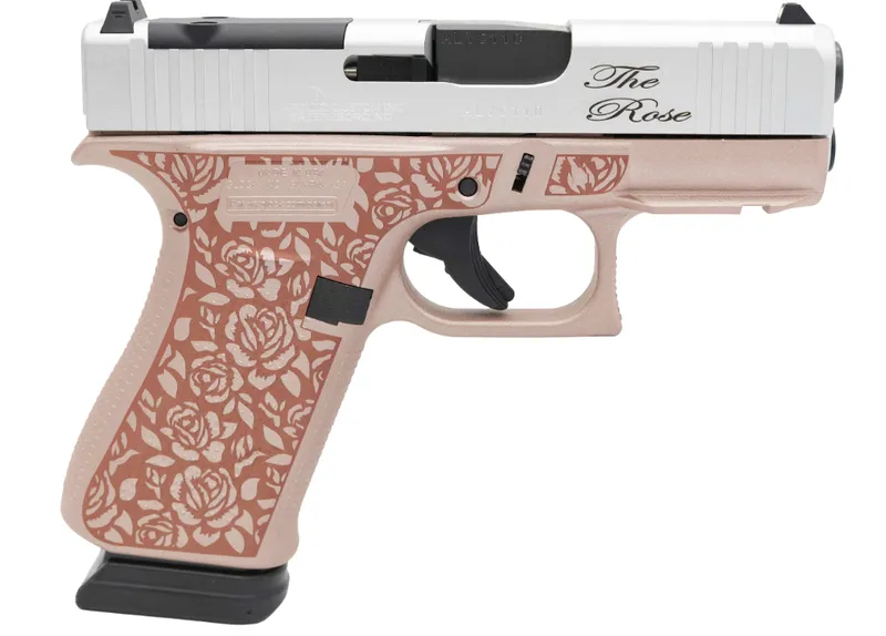Glock 43X MOS 3.41" 9mm (2)15rd Pistol, Rose Gold - 57070UFM15