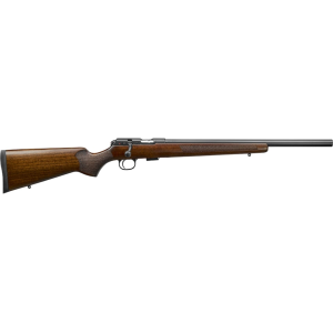CZ 457 Varmint Bolt Action Rifle 22 Winchester Magnum Rimfire (WMR) 20.5" Blued Barrel Blued Frame Walnut Field Stock