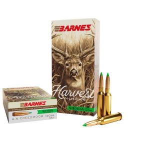Barnes Harvest Sierra Tipped GameKing Ammunition 6.5 Creedmoor 140gr PT 2700 fps 20/ct