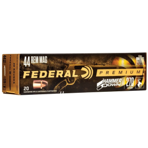Federal HammerDown 44 Rem Mag Rem Magnum 270gr HammerDown Ammo - Box of 20