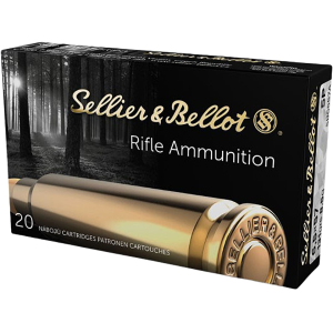 Sellier & Bellot 6.5x57mm Mauser Ammo 131 Grain Jacketed Soft Point Box of 20