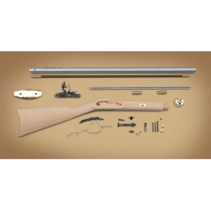 Traditions Frontier Flintlock Rifle Kit 50 Caliber 28" Raw Barrel Hardwood Stock