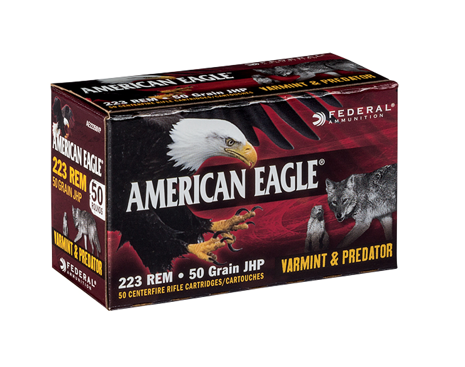 FED AM EAGLE V&P 223REM 50GR 50/250 - No Credit Card Fees - Low, flat rate shipping