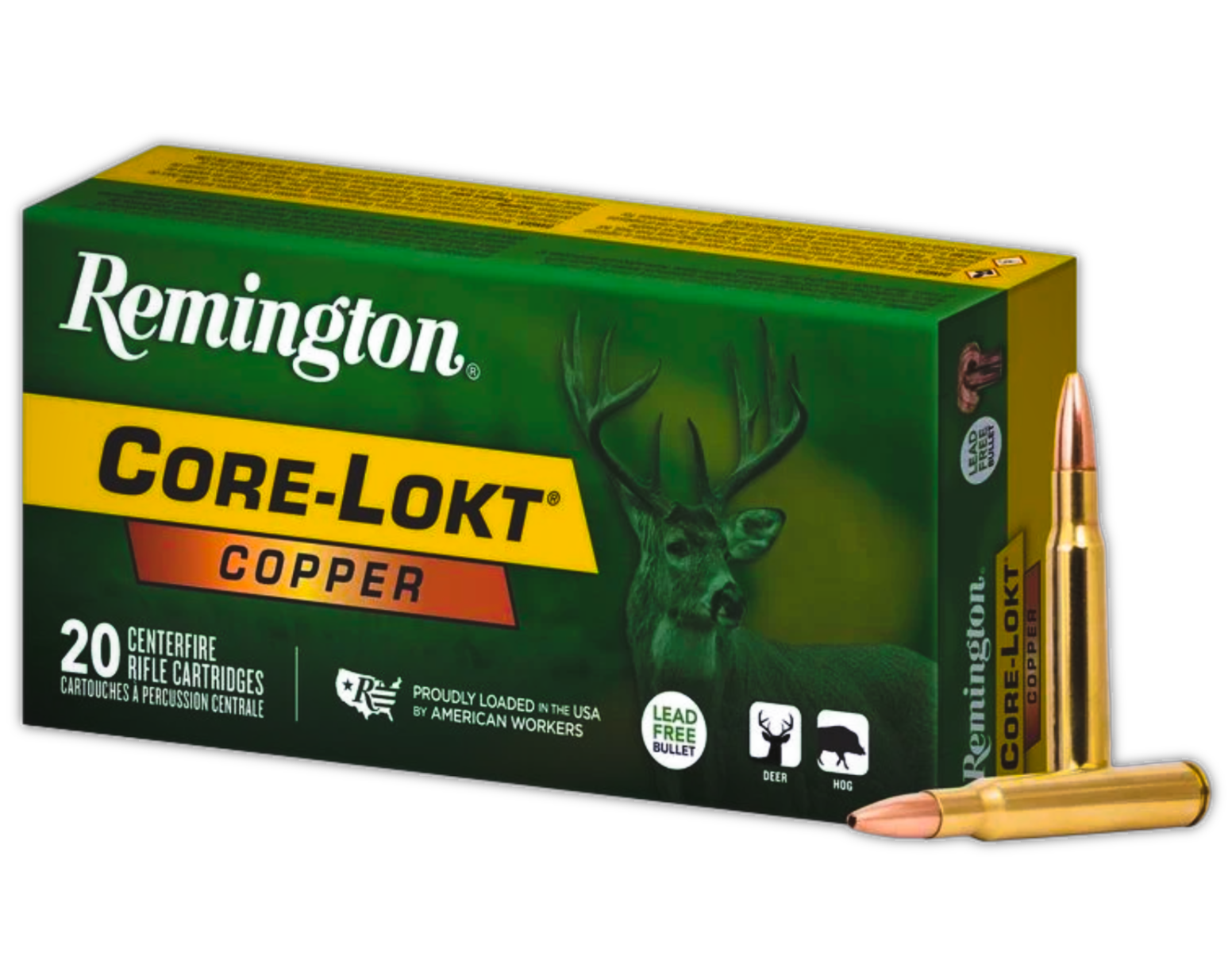 Remington Core-Lokt .300 Win Mag 180 gr Ammo Copper HP - 20rds - R27858