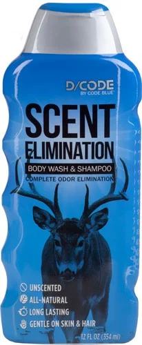 D-CODE BODY WASH SHAMPOO - 12FL OUNCES BOTTLE
