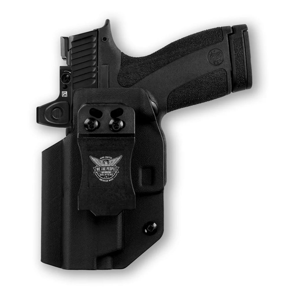 We The People Holsters Smith & Wesson Shield X IWB Left Handed Holster Red Dot Cut, Black