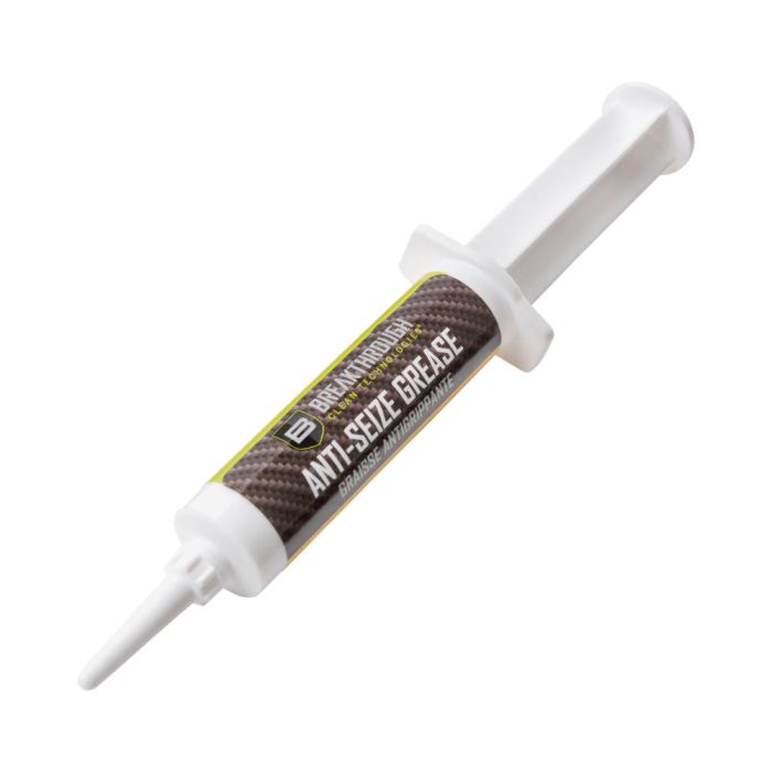 Breakthrough Clean 1.38" x 0.75" x 6.88" Anti-Seize Grease, 12 cc Syringe - BT-AS-12CC