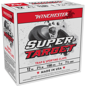 Winchester Ammo TRGTL127 Super Target Xtra-Lite 12 Gauge 2.75 1 oz 7.5 Shot 25 Bx