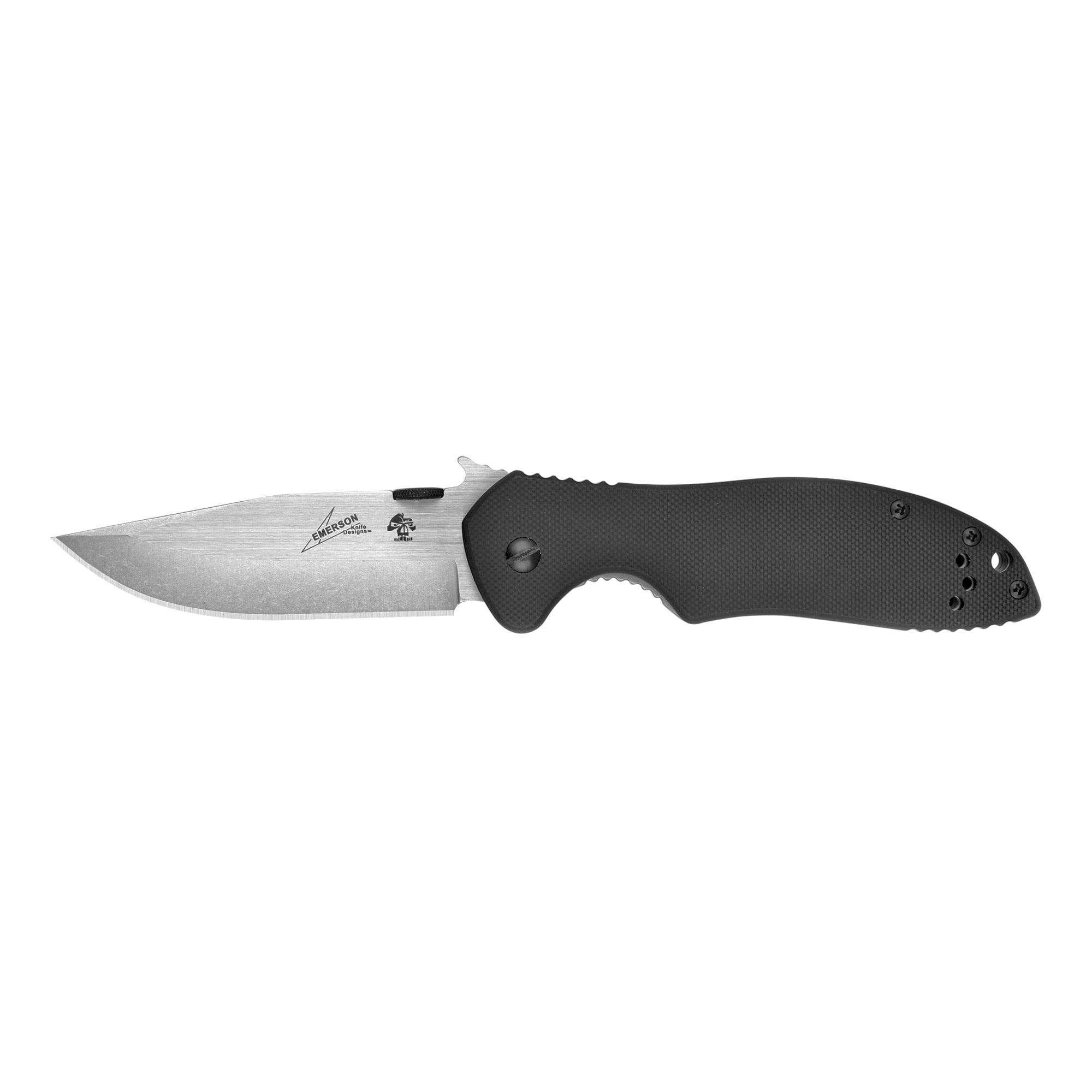 Kershaw Emerson CQC-6K 3.5" Drop Point Folding Knife, Silver - 6034D2