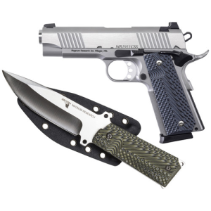 MAGNUM RESEARCH 1911 9mm "C" 4.33" Bull Stainless Steel /KNIFE1911