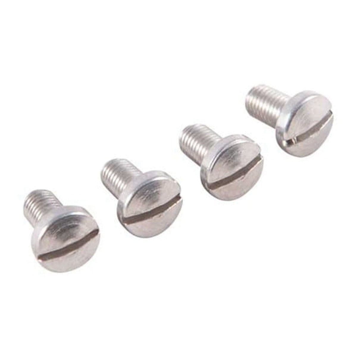 Brownells 4-Pack Standard Stock Screw Fits 1911 Commander/1911 Government, Silver