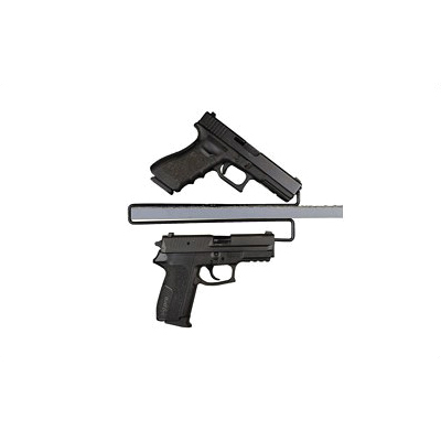 Gun Storage Solutions Over Under Handgun Hangers, 2 pack - OUHH2