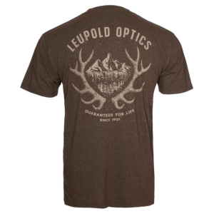 Leupold Antler Range Tee Brown Heather S