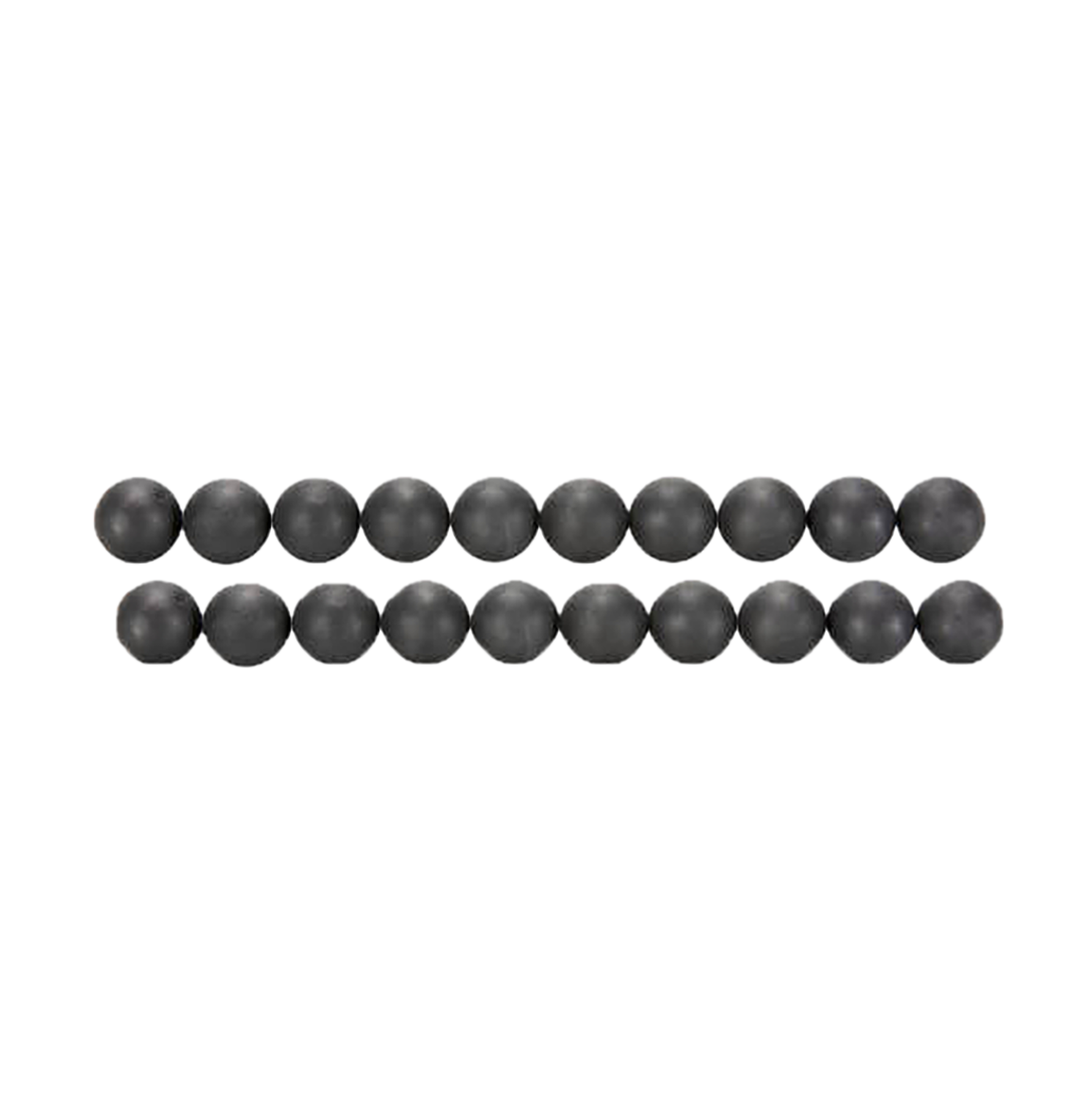 Rws Umarex Pepper Balls Black Rubber 20 Count