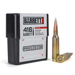 Barrett Precision Rifle ammunition .416 Barrett 500 gr PT 2850 fps 10/rd